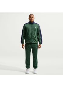 Trainingsanzug Nike Sportswear "Nike Sportswear Club Men's Poly-Knit Tracksuit", Herren, Gr. S, gr&uuml;n (fir, obsidian, wei&szlig;, wei&szlig;), Obermaterial: 100% Polyester, Sportanz&uuml;ge Trainingsanzug, mit leichtem Material, in Poly-Knit-Ausf&uuml;hrung, aus Polyester