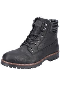 Winterstiefel Rieker "Stiefel" Gr. 46, schwarz, 46, Obermaterial: 100% Rindsleder Leather cow., Schuhe, Winterstiefel