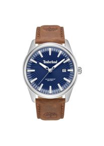 Quarzuhr Timberland "Birch Road", braun, blau, Armbanduhren, Herren, Quarzuhr, Armbanduhr, Herrenuhr, Lederarmband, analog, Tag