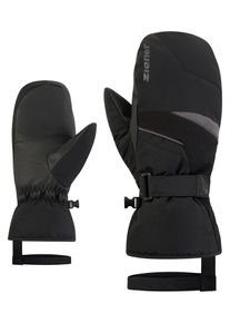 F&auml;ustlinge Ziener "GALERIUSO-Z GORE-TEX", Herren, Gr. 8,5, schwarz, Materialmix, Handschuhe F&auml;ustlinge, wasserdicht, winddicht, atmungsaktiv, warm, lange Stulpe
