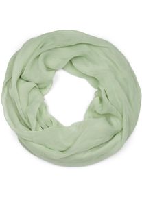 Loop styleBREAKER "Seidiger unifarbener Loop", Damen, gr&uuml;n (lindgr&uuml;n), Obermaterial: 100% Viskose CV., Modisch, Modet&uuml;cher Loop