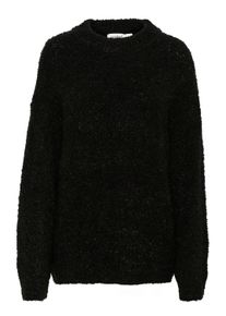 Strickpullover SOAKED IN LUXURY "Damen Strickpullover SLBabbette", Damen, Gr. M, schwarz, Obermaterial: 76% Polyacryl PAN. 12% Polyamid PA. 10% Wolle mw. 2% Elasthan EL., Pullover Strickpullover