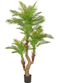 Kunstpalme Creativ green "Arecapalme", gr&uuml;n, H:190cm, Obermaterial: 100% Kunststoff, Kunstpflanzen, Kunstpalme, mit naturgetreuen Palmwedeln