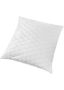 Centa Star Microfaserkissen CENTA-STAR "Famous", wei&szlig;, B:80cm L:80cm, Bezug: 100% Baumwolle. F&uuml;llung: 100% Polyester, Kopfkissen, Microfaserkissen