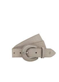 Lederg&uuml;rtel Tamaris "Florence", Damen, Gr. 85, cream, Rindsleder, G&uuml;rtel Lederg&uuml;rtel, aus Rindsleder, mit lederbezogener halbrunder Schlie&szlig;e