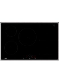 Neff Induktions-Kochfeld "T58SHW1L0", grau (silberfarben), B:80,2cm H:5,5cm T:52,3cm, Kochfelder, Intuitive Twist Touch-Steuerung & flexible Combi-Induktion, Induktions-Kochfeld