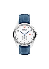 Quarzuhr "Lynx", blau, SWISS MILITARY HANOWA, Armbanduhren, Herren, Quarzuhr, Armbanduhr, Herrenuhr, Swiss Made, Lederarmband, analog