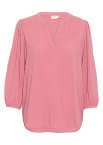 Langarmbluse Kaffe "Damen Langarm-Bluse KAanny", Damen, Gr. 42, rosa (mesa rose), Obermaterial: 100% Viskose CV., Blusen Langarmbluse