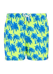 Regatta Heren Loras Palm Zwemshort (Scherp Groen/Sonisch Blauw)