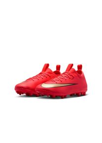 Fu&szlig;ballschuh Nike "Jr. Mercurial Vapor 17 Academy", Kinder, Gr. 36,5, bright crimson, blur, Synthetik, Textil, Schuhe Fu&szlig;ballschuh, AG Au&szlig;ensohle f&uuml;r Kunstrasen