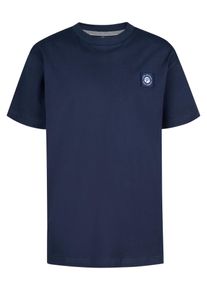 Petrol Industries - Jongens Logo T-shirt Seaview - Blauw