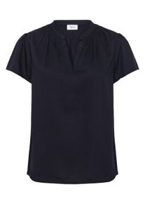 Kurzarmbluse Saint Tropez "Damen Kurzarm-Bluse BrittaSZ", Damen, Gr. S, blau (night sky), Obermaterial: 100% Viskose Birla Livaeco CV Livaeco., Blusen Kurzarmbluse