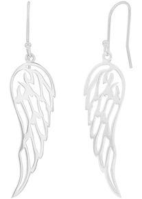 Paar Ohrhaken Amor "Fl&uuml;gel", silber (silberfarben), Ohrringe, Damen, Silber 925 (Sterlingsilber), Paar Ohrhaken