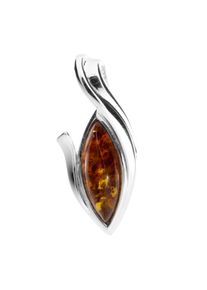 Kettenanh&auml;nger OSTSEE-SCHMUCK "OSTSEE-SCHMUCK Anh&auml;nger Gleiter-Rikke Anh&auml;nger Gleiter-Rikke", wei&szlig; (wei&szlig;, neutral), Schmuckanh&auml;nger, Damen, 37 x 16mm, Silber 925 (Sterlingsilber), 6,7 g, Kettenanh&auml;nger
