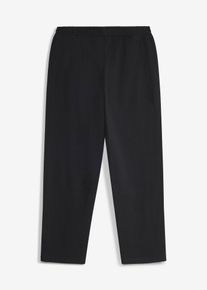 Sweatbyxa med vida ben av ekologisk bomull - lila - storlek 152 - bonprix