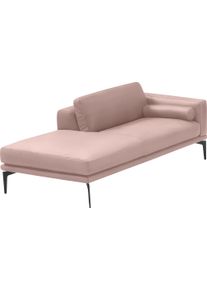Ottomane Egoitaliano "Masu, Design trifft super Sitzkomfort, mit toller Detailverarbeitung", rosa (rose), B:182cm H:95cm T:97cm, Leder CAREZZA (echtes Rindsleder) ist ein Naturleder, dass die urspr&uuml;nglichen Eigenschaften der Haut nicht ver&auml;ndert. Das Vorhandensein von verheilten Narben, K&ouml;rnungsunterschiede, Falten, Adern, Unterschiede in den Farbt&ouml;nen und andere Spuren, die die Natur auf diesen F