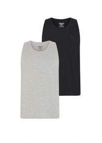 Rundhalsshirt Blend "Rundhalsshirt BHEbil 2 Pack", Herren, Gr. S, schwarz (schwarz, stone mix), Obermaterial: 100% Baumwolle CO., Shirts Rundhalsshirt