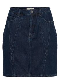 Jeansrock Kaffe "Damen Denimrock KAeloise", Damen, Gr. 34, blau (dunkelblau denim), Obermaterial: 100% Baumwolle CO., R&ouml;cke Jeansrock