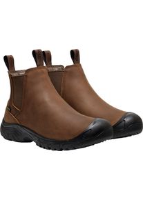 Outdoorschuh Keen "ANCHORAGE BOOT IV WP", Herren, Gr. 42,5, schwarz earth, schwarz, Leder, Schuhe Outdoorschuh, wasserdicht
