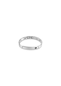 Calvin Klein Gliederarmband &raquo;ARCHITECTURAL ID&laquo; Emaille silberfarben, Gr&ouml;&szlig;e 20 cm