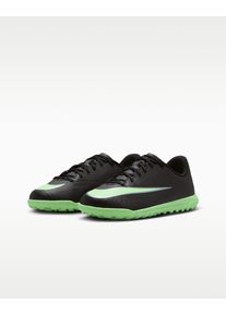 Fu&szlig;ballschuh Nike "Jr. Mercurial Vapor 17 Club", Kinder, Gr. 34, gr&uuml;n (schwarz, illusion gr&uuml;n, schwarz), Synthetik, Schuhe Fu&szlig;ballschuh, f&uuml;r harte Untergr&uuml;nde wie Asche, Turf und Kunstrasen