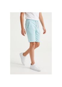 name it Sweatshorts &raquo;NKMVERMO LONG SWE SHORTS UNB F NOOS&laquo; Baumwolle, Umschlagsaum blau, Gr&ouml;&szlig;e 110