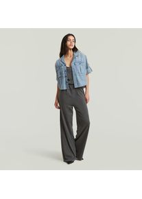 G-Star Raw G-STAR Jumpsuit &raquo;Strappy Jumpsuit wmn&laquo; mit Elastikbund, Wide Leg grau, Gr&ouml;&szlig;e XXL (44)