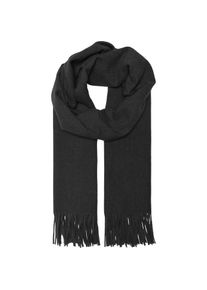 Only Onlastrid soft woven fringe scarf cc acc black