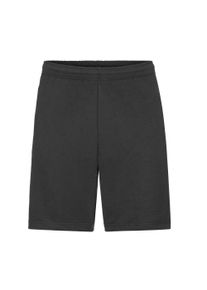 Fruit of the Loom Lichtgewicht uniseks shorts voor volwassenen (Zwart)