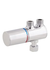 Benkiser Eckventilthermostat 3/8" 3515050 Vormischer mit Thermostat und Verbr&uuml;hschutz