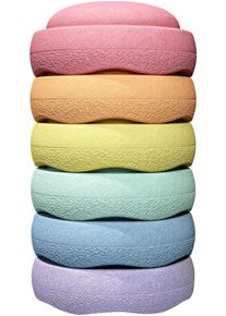 Balancetrainer Stapelstein "Stapelstein Original Grow, &Oslash; ca. 57,6 cm", bunt (rainbow pastel), Balancetrainer, Kinder, B/H/L: 24,3cm &Oslash; 57,6cm, EPP (Expanded Polypropylene), unifarben, Balancetrainer, Made in Germany, H:24,3cm &Oslash;:57,6cm