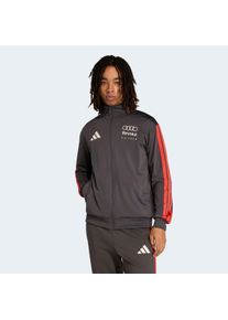 Outdoorjacke adidas Performance "AUDI REVOLUT F1 TEAM DNA", Herren, Gr. L, grau (utility schwarz), Obermaterial: 100% Polyester, Jacken Outdoorjacke