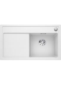 K&uuml;chensp&uuml;le Blanco "ZENAR 45 S-F", wei&szlig;, B:84,75cm H:19cm T:49,75cm, Verbundwerkstoff, K&uuml;chensp&uuml;len, K&uuml;chensp&uuml;le, Mit Ablauffernbedienung