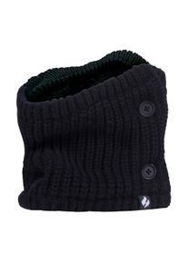 Heat Holders - Thermische halswarmer met knopen voor dames - Zwart