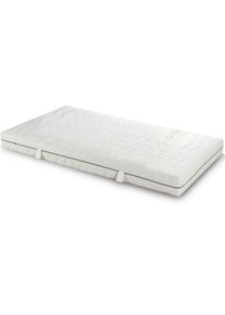Primatex , Wei&szlig; , Textil , H2 + H3 , F&uuml;llung: Vlies, Hohlfaser , rechteckig , 120x200 cm , Bezug abnehmbar/waschbar, Ober- und Unterseite versteppt, atmungsaktiv, alternative Gr&ouml;&szlig;en erh&auml;ltlich, Wendematratze, Matratzenentfaltung in 48 Stunden ,