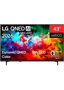 LG, QNED-Fernseher &raquo;43QNED71B6B&laquo; 108 cm/43 &prime;&prime; Smart-TV, schwarz, 4K Super Upscaling und Dynamic Tone Mapping sorgen f&uuml;r optimierte Bilddarstellung 