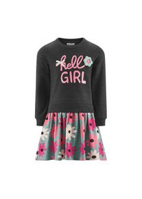 happy girls, Damen, Sommerkleid &raquo;M&auml;dchenkleid&laquo;, anthrazit, 122 - EURO-Gr&ouml;&szlig;en, Oberteil: 100% Baumwolle Rock: 95% Polyester 5% Elasthan
