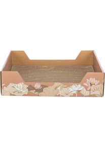 Trixie Kratzpappe Floral mit Katzenminze Rost