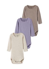 name it Piger Sparkedragt/Body beige / lavendel / hvid St&oslash;rrelse 62