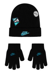 Nike Sportswear Set 'NAN MULTISPORT PEAK' Băieţi albastru aqua / negru / alb, Mărimea M