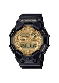 Casio, Armbanduhr, GA-010GGB-1A9ER, Schwarz, Gold, (Analoguhr, Chronograph, Digitaluhr, 55.10 mm)
