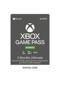 Microsoft XBox Game Pass Ultimate 3 Mesi Esd (Xbox One S, Xbox Series X), Weiteres Gaming Zubeh&ouml;r