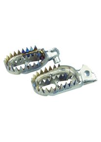 Scar TITANIUM GRIPPER FUSSRASTEN KAWASAKI KX250 '19-'25, KX450 '19-'25 TITANIUMFARBE