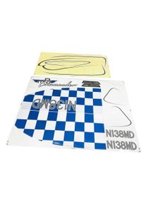 E-Flite Decal sheet: Commander mPD 1.4m