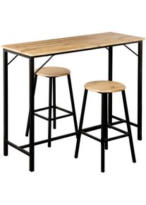 Kesper , Schwarz, Eichefarben , Metall, Holzwerkstoff , rechteckig , 40x88x110 cm , FSC 100% ,