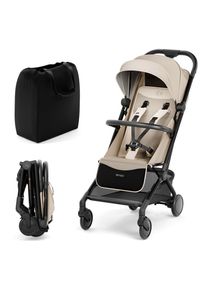 Kinderkraft , Beigebraun , Metall, Kunststoff, Textil , 42x101x67 cm , 5-Punkte-Gurt, Einhand-Faltmechanismus ,