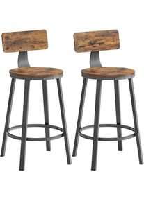 Mid.you , Schwarz, Dunkelbraun , Metall, Holzwerkstoff , 51.5x88.5x51.5 cm ,