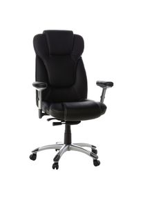 Mid.you , Schwarz, Silberfarben , Kunststoff, Textil , 63x131x53 cm , Wippfunktion, Sitzfl&auml;che 360&deg; drehbar ,