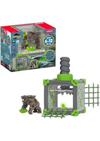Spielwelt Schleich "ELDRADOR CREATURES, BattleCave Steinschl&auml;ger (42734)", grau, Spielfigurenwelten, Kinder, Kunststoff, Spielwelt, Made in Europe