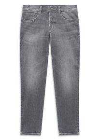 5-Pocket-Jeans Bugatti "Slim Fit", Herren, Gr. 38, L&auml;nge 30, grau (256, grau), 81% Baumwolle, 11% Lyocell, 6% Polyester, 2% Elasthan, Jeans 5-Pocket-Jeans, Slim Fit Candiani Denim Used Wash
